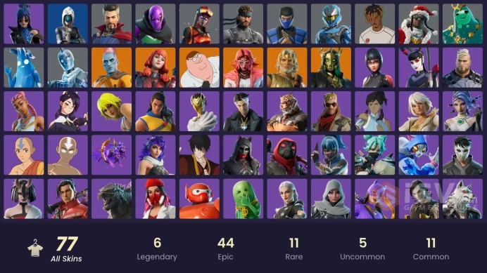 12829[PC/XBOX]Lina Scorch|Zeus|Valeria|The Origin|Peter Griffin|Hades|The Imagined|Poseidon|Doctor Strange|Prowler|Polar Peely