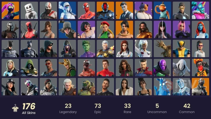 [PC/Nintendo] 176 skins | Leviathan Axe | Kratos | Gold Midas | Gold Brutus | Kait Diaz | Tart Tycoon |