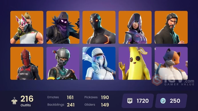 PC/PSN/Xbox/Nintendo 216 skins | OG STW | The Reaper | Glow | Merry Mint Axe | Elite Agent | Rogue Agent | Snake Eyes | Sentinel | Raven | Omen 