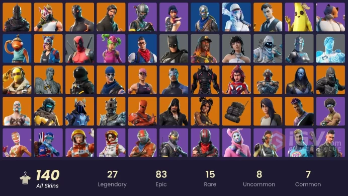 [PC/XBOX/Nintendo] 134 skins | Black Knight | Sparkle Specialist | OG STW | The Reaper | Blue Squire | Royale Knight |