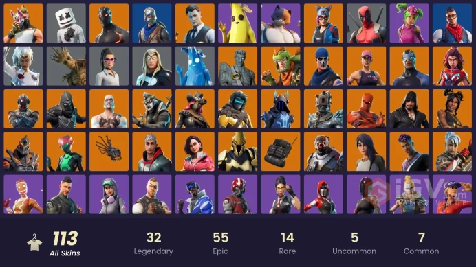 [PC/XBOX/NINTENDO] 113 skins | OG STW | Blue Squire | Royale Knight | Blue Team Leader | Gold Brutus | Gold Midas | Cloud Striker | 800 VBR0006