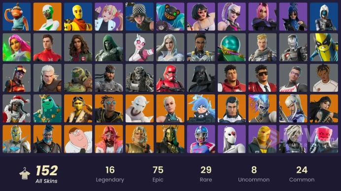 [PC/PSN/XBOX/NINTENDO] 152 skins | Shady Doggo | Mizuki | Era | Backlash The Ageless | Hades | Velocity   2000 VB R0009