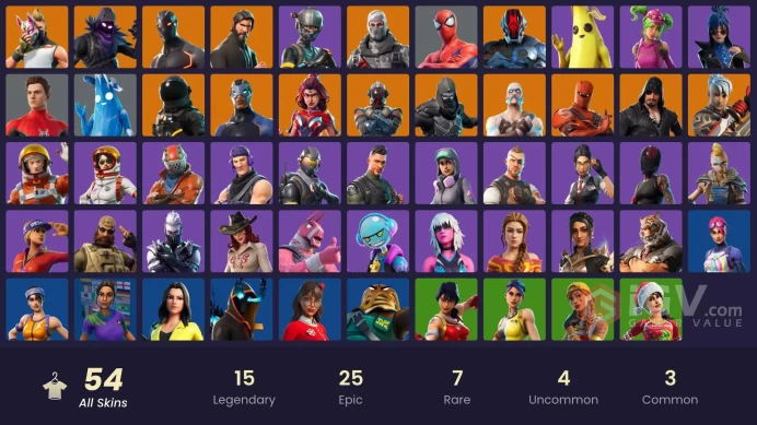 [PC/PSN/XBOX] 54 skins | The Reaper | Elite Agent | Sub Commander | Rogue Agent | Havoc | Blackheart | Dark Voyager | Drift | Hybrid | Raven |