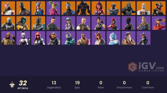 [PC/PSN/XBOX] 31 skins | Omega (stage 5) | Valor | Lynx | Ragnarok | Enforcer | A.I.M. | Zenith | Drift | The Visitor | Carbide | The Prisoner