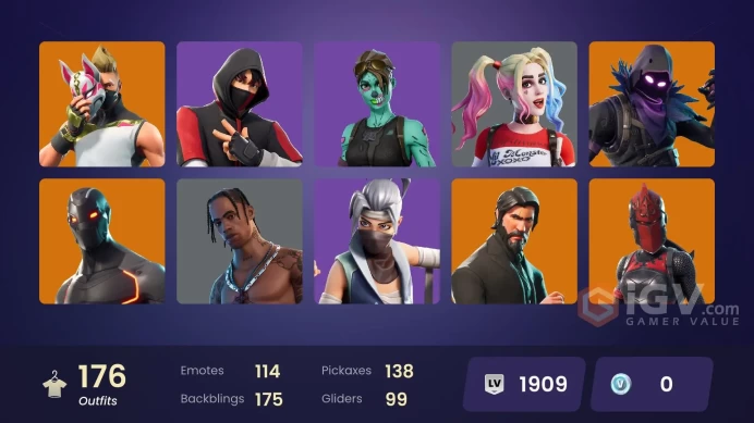 FA - [PC/PSN/XBOX] 176 skins | OG STW | IKONIK | The Reaper | Elite Agent | Travis Scott | Omega (stage 5) | WORLD CUP | Take The L |Rogue Agent