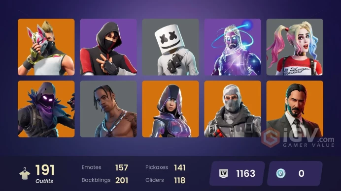 FA - [PC/PSN] 191 skins | Ultimate Edition STW | Galaxy | IKONIK | Glow | Travis Scott | Astro Jack | Havoc | Sub Commander | Mako | Take The L