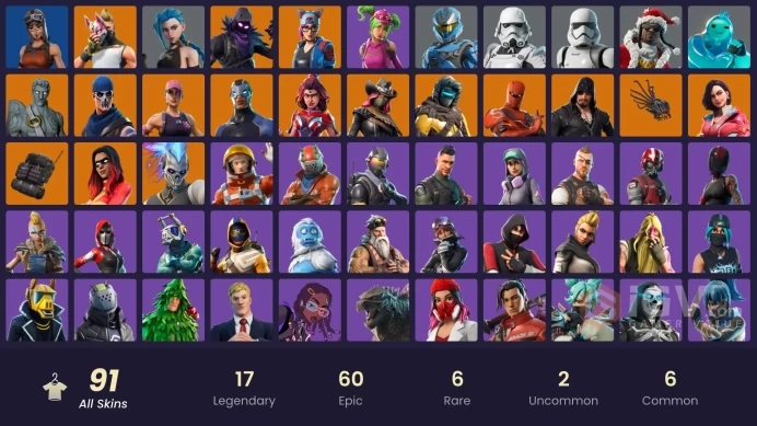 FA - [PC/PSN/XBOX] 91 skins | OG STW | Renegade Raider | IKONIK | Rogue Agent | Arcane Jinx | Renzo the Destroyer | Love Ranger | Take The L