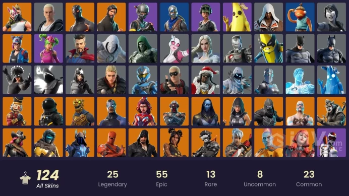 FA - [PC/PSN/XBOX] 124 skins | IKONIK | The Reaper | Blue Squire | Royale Knight | Elite Agent | WORLD CUP | Rogue Agent | Renee | Take The L