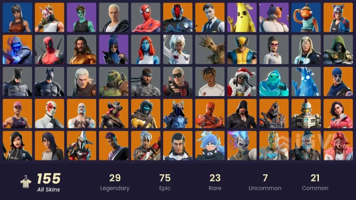 [PC/NINTENDO] 155 skins | OG STW | Renegade Raider | Huntmaster Saber | Gold Brutus | Gold Meowscles | Gold Midas |  HR0013