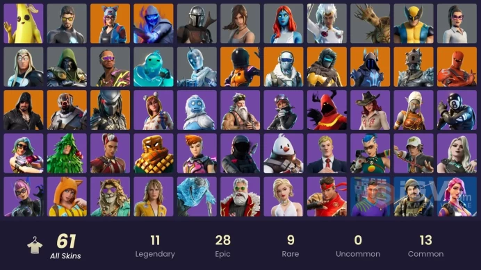 [PC/PSN/NINTENDO]  61 skins | Dark Vanguard | Frostbite | The Prisoner | Hybrid | Lynx | The Scientist | Fusion | Blackheart | Predator | Zenith