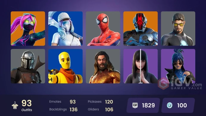 [PC/PSN/XBOXNINTENDO]  93 skins | Omegarok | Ronin | Menace | The Cube Queen | Galaxia | Spectra Knight | Peter Griffin  HR0019
