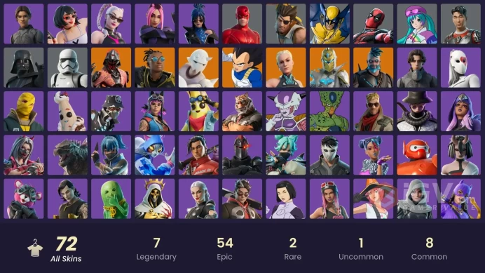 [PC/XBOX/NINTENDO] 72 skins | Omegarok | Spectra Knight | Oppressor | Malik | Vegeta | Paradigm (Reality-659) | Snap | HR0087