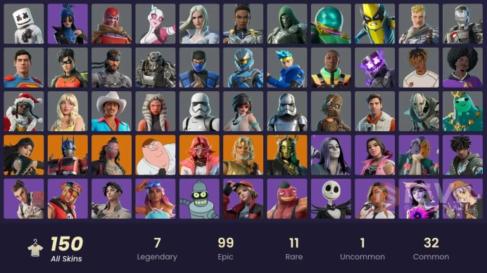 [PC/PSN/NINTENDO] 150 skins | Optimus Prime | Era | Kado Thorne  Peter Griffin |  First Order Stormtrooper | 450 VBHR0010