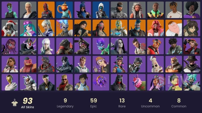 [PC/XBOX/NINTENDO] 93 skins | Omegarok | Era | Valeria | Red Knight |  Peter Griffin Kado Thorne | Renzo the Destroyer | Ahsoka Tano |  HR0029
