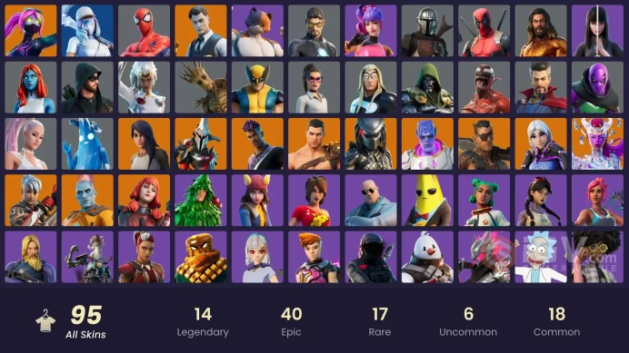 [PC/PSN/XBOX/NINTENDO] 95 skins | Reaper . laught it up . Gold Midas | Gold Brutus | Point Patroller | Subzero Cryptic |  The Origin | HR0086