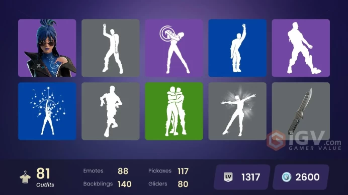 [PC/XBOX/NINTENDO] 81 skins | Andromeda | Hades | Zeus | Valeria | Peter Griffin | Poseidon | Captain Jones | Emma Frost | HR0037