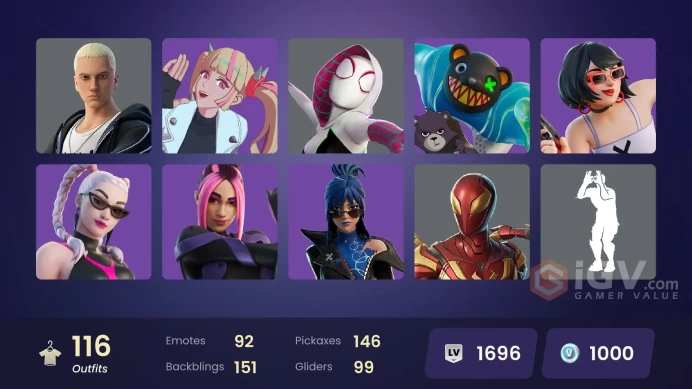 [PC/XBOX/NINTENDO] 116 skins | Omegarok | Joltara |  Reaper ,  Spectra Knight | Twyn | Inferno |  Paradigm (Reality-659) | Peter Griffin HR0083