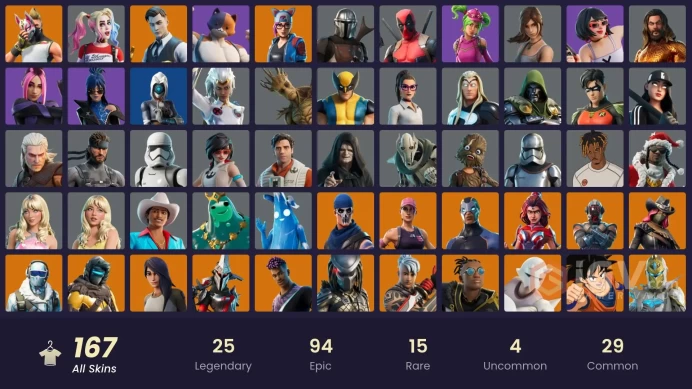 [PC/PSN/XBOX/NINTENDO] 167 skins | OG STW | Gold Midas | Rogue Agent | Carbide | Lynx | Predator | Fade | Ronin | Calamity | HR0040