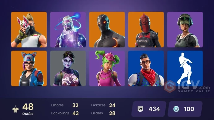 [PC/NINTENDO] 47 skins | Galaxy | Blue Team Leader | Omega (stage 5) | Carbon Commando | Trailblazer |  Prodigy | Valor |  Lynx HR0081