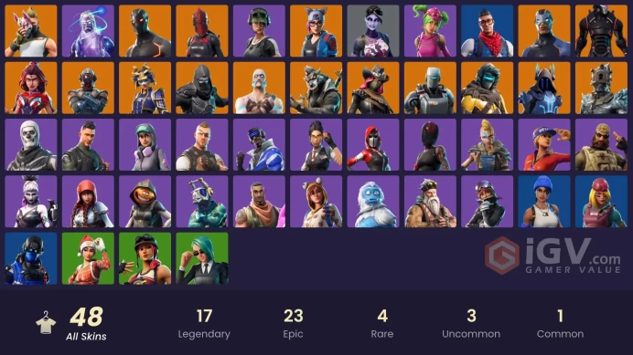 [PC/NINTENDO] 47 skins | Galaxy | Blue Team Leader | Omega (stage 5) | Carbon Commando | Trailblazer |  Prodigy | Valor |  Lynx HR0081