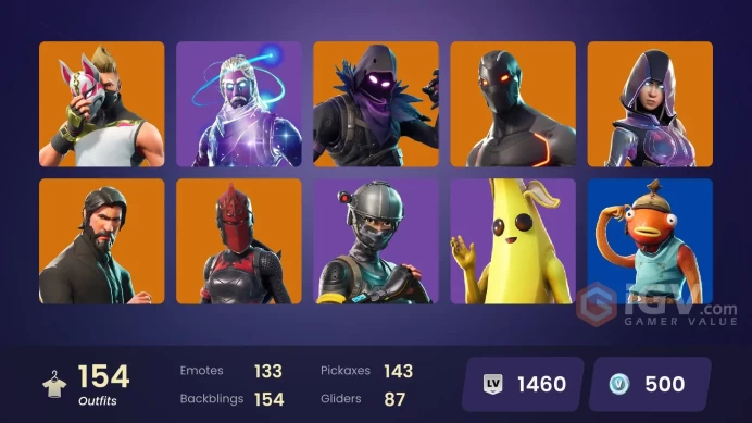 [PC/XBOX/NINTENDO] 154 skins OG STW Galaxy | Merry Mint Axe Take The L T The Reaper Glow Elite Agent WORLD CUP World Warrior HR0084