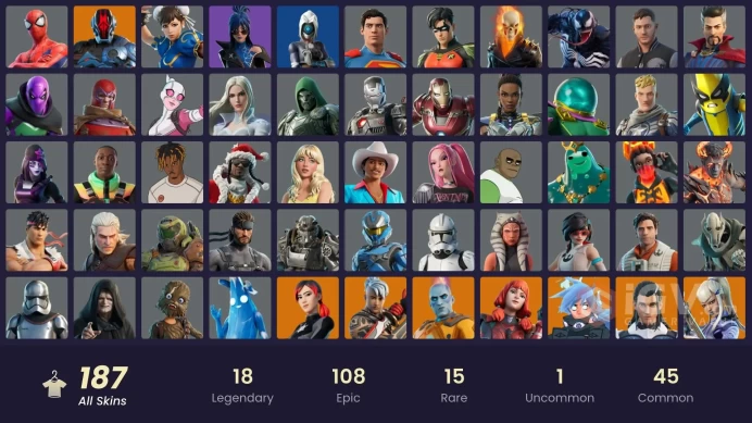 [PC/PSN/NINTENDO] 187 skins | Dark Skully | The Foundation Optimus Prime Era | The Origin | Omegarok | Kado Thorne | Zeus | HR0095
