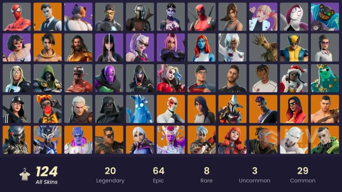 [PC/PSN/XBOX/NINTENDO] 124 skins | Spire Assassin | Kymera | Joltara | Twyn | Malik | Paradigm (Reality-659) | HR0093