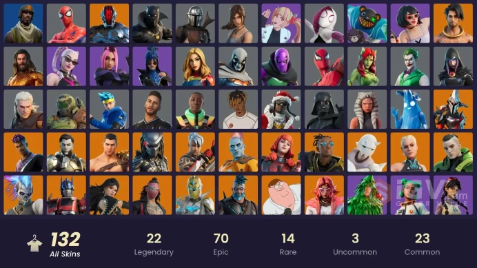  [PC/XBOX/NINTENDO] 132 skins | Aerial Assault Trooper | Cloud Striker | Point Patroller | Vivi Chroma | The Foundation |HR0096