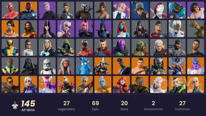 [PC/PSN] 145 skins | Eternal Knight | Raz | Torin | The Imagined | Paradigm (Reality-659) | Renzo the Destroyer | HR0064