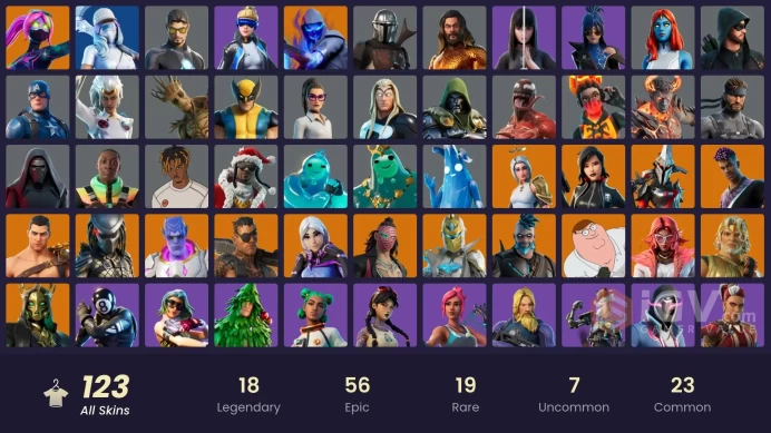 [PC/XBOX/NINTENDO] 123 skins | Neo Versa | Tart Tycoon | Snake Eyes | Kymera | Ark | Sorana | Omegarok | Kado Thorne | Zeus HR0078
