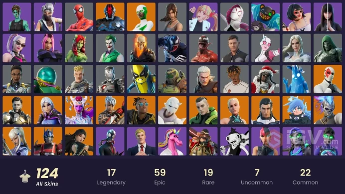 [PC/PSN/XBOX] 124 skins | Backlash | The Foundation | Optimus Prime | Twyn |  Paradigm (Reality-659) | The Ageless |HR0076