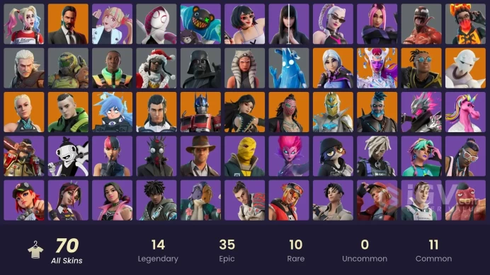 [PC/PSN/XBOX/NINTENDO] 70 skins | Torin | Kado Thorne | The Cube Queen | The Ageless | Era | Malik | Omegarok | Spectra Knight HR0063