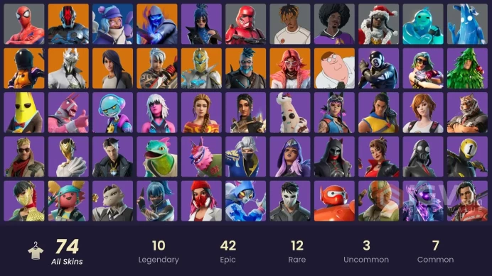 [PC/PSN/NiNTENDO] 74 skins | Rogue Spider Knight | The Foundation | Valeria | Gear Specialist Maya | Ronin | HR0049