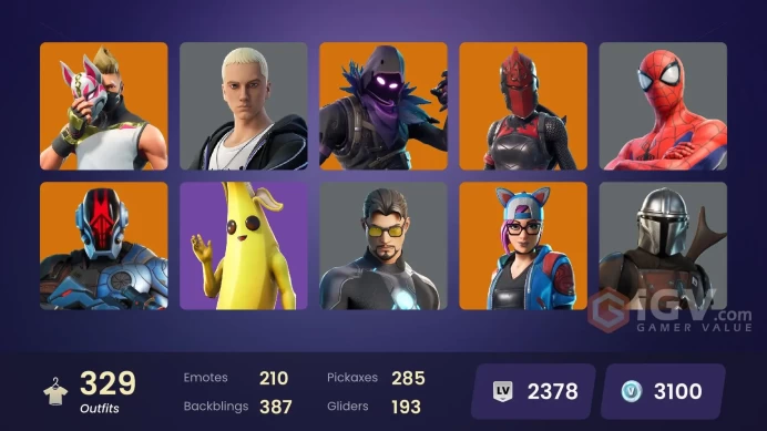 [PC/PSN/XBOX] FA / 327 SKINS / IMMORTAL FORM / CHALLENGER / STAGE 5 / THE CUBE QUEEN (ISLANDBANE) / THE AGELESS CHAMPION / GOLD