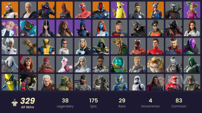[PC/PSN/XBOX] FA / 327 SKINS / IMMORTAL FORM / CHALLENGER / STAGE 5 / THE CUBE QUEEN (ISLANDBANE) / THE AGELESS CHAMPION / GOLD