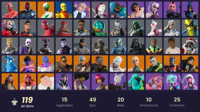 [PC/NINTENDO] 119 skins | Backlash | Paradigm (Reality-659) | The Foundation | Optimus Prime | Era | Galaxy Grappler | Peter Griffin | HR0059