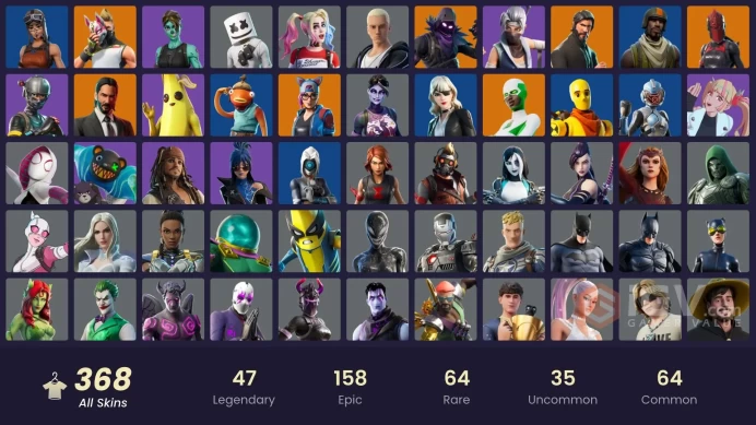 [PC/PSN/XBOX] FA / 366 SKINS / THE REAPER / RENEGADE RAIDER / AERIAL ASSAULT TROOPER / TAKE THE L / OG STW