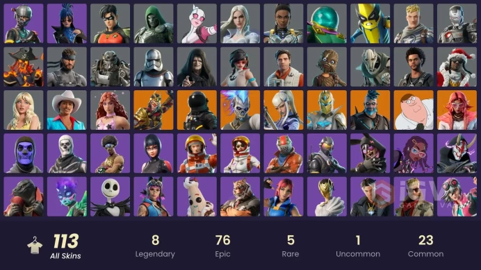 FA / 96 SKINS / OG SKULL TROOPER / ELITE AGENT / TAKE THE L
