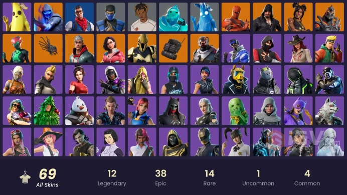 FA / 62 SKINS / IKONIK / SCENARIO / PRODIGY / BLUE STRIKER
