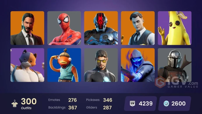 [PSN/PC/XBOX] FULL ACCESS / 300 SKINS / ROYALE BOMBER / LEVIATHAN AXE / GOLD MIDAS / THE AGELESS /