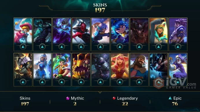 CHEAP HIGH ELO EUW MASTER 60WR- FULL CHAMP-196 SKIN -2012 ACCOUNT- 2 GRANDMASTER EMOTE -45K BE - SAFETY
