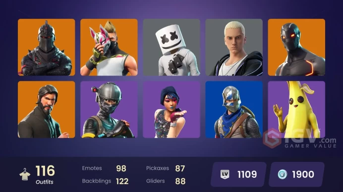 [PC/PSN/XBOX] FA / 114 SKINS / BLACK KNIGHT / SPARKLE SPECIALIST / THE REAPER / BLUE SQUIRE / ROYALE KNIGHT / NARUTO UZUMAKI / OG STW