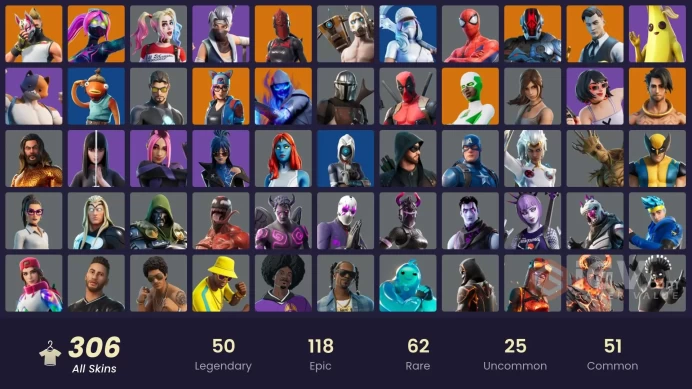 [PC/PSN/XBOX] FA / 302 SKINS / GOLD BRUTUS / GOLD MIDAS / GOLD MEOWSCLES / WORLD CUP / TART TYCOON /