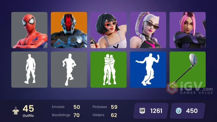 12890[PC/PSN/XBOX] 45 skins|FNCS Champion Seeker|Malik|Snap|The Imagined|The Foundation|The Origin|Ronin|Darth Vader|Prowler|Spider-Man|450 VB