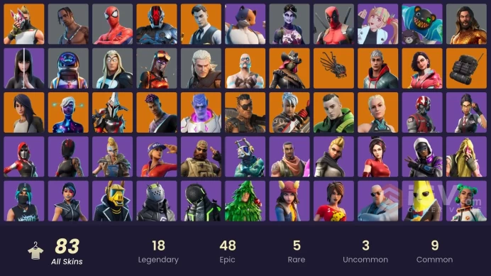 [PC/PSN/XBOX] FA / 83 SKINS / TRAVIS SCOTT / ASTRO JACK / GOLD BRUTUS / GOLD MEOWSCLES / GOLD MIDAS / XANDER / TART TYCOON /