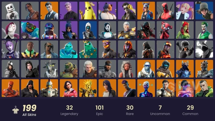 [PSN/PC/XBOX] FA / 197 SKINS / TRAVIS SCOTT / ASTRO JACK / GOLD MIDAS / CHAMPIONSHIP AURA /