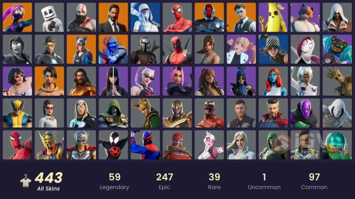 [PC/PSN/XBOX] FA / 443 SKINS / KRATOS / LEVIATHAN AXE / GOLD MIDAS / GOLD BRUTUS / CLOUD STRIKER / SULTURA / POINT PATROLLER / TRILOGY /