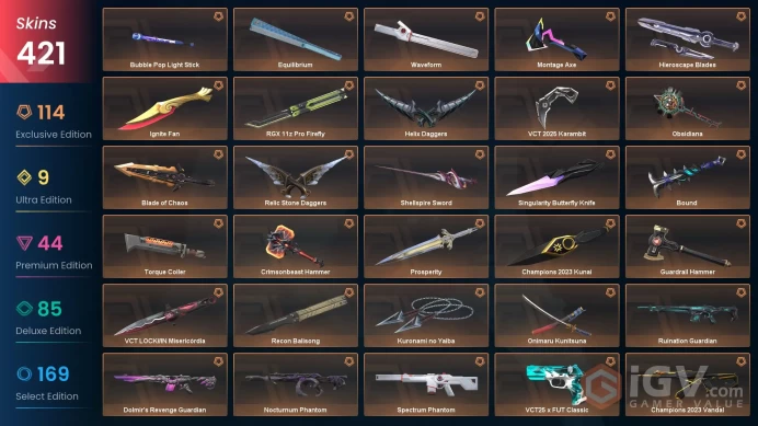 EU-Turkey 422 Skins > Champions 2022 Phantom Champions 2023 Vandal VCT 2025 Karambit VCT LOCK//IN Misericórdia Ignite Fan Kuronami 99059235