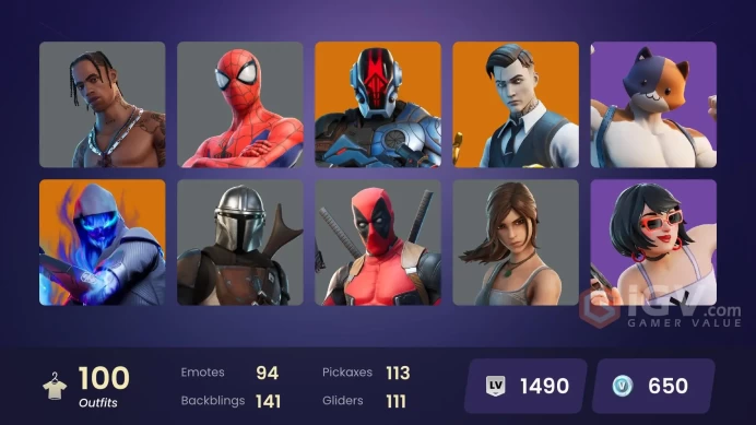 [PSN/XBOX/PC] FA / 98 SKINS / TRAVIS SCOTT / ASTRO JACK / GOLD MIDAS / TRILOGY /