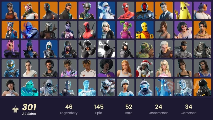 FA / 300 SKINS / THE REAPER / MINTY / TAKE THE L / RENEGADE RAIDER / ELITE AGENT / OG STW
